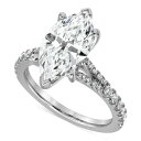 obWF[~VJ fB[X O ANZT[ Certified Lab Grown Marquise Diamond Split Shank Engagement Ring (3-1/3 ct. t.w.) in 14k Gold White Gold