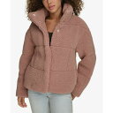 リーバイス レディース ジャケット&ブルゾン アウター Women's Short Sherpa Teddy Jacket Mauve