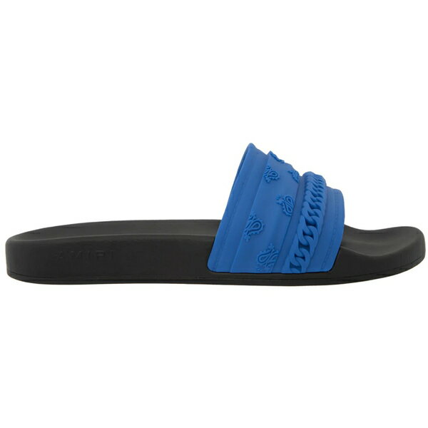 AMIRI アミリ メンズ スニーカー 【AMIRI Pool Slide】 サイズ EU_43(28.0cm) Bandana Chain Blue Black