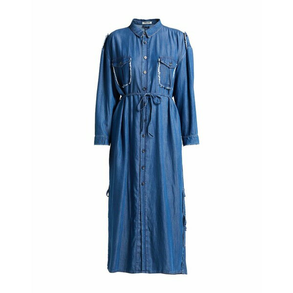 【送料無料】 マックス アンド モイ レディース ワンピース トップス Maxi dresses Blue