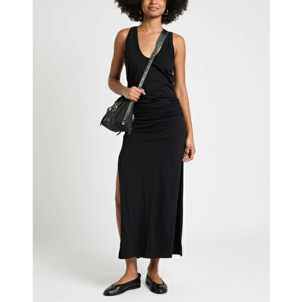 【送料無料】 ラネウス レディース ワンピース トップス Maxi dresses Black