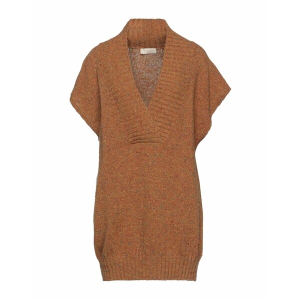 【送料無料】 モモン レディース ニット&セーター アウター Sweaters Brown