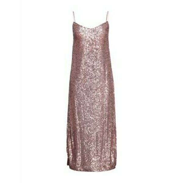 【送料無料】 ロートレショーズ レディース ワンピース トップス Midi dresses Metallic