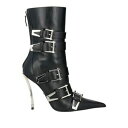 【送料無料】 ヴェルサーチ レディース ブーツ シューズ Ankle boots Black