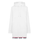 【送料無料】 モスキーノ レディース ワンピース トップス Hooded Sweatshirt Dress White 0001