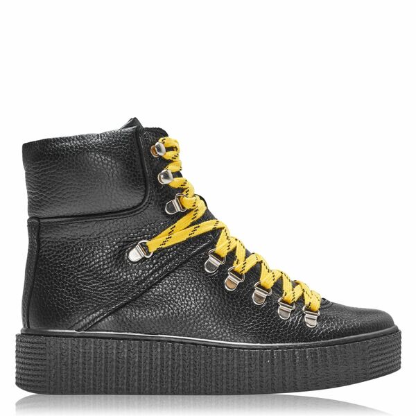 【送料無料】 シューザベア レディース ブーツ シューズ Agda Leather Ankle Boots 111 Black