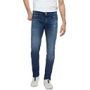 【送料無料】 リプレイ メンズ デニムパンツ ボトムス Grover Straigt Jeans 009Medium Blue