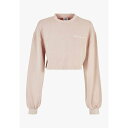 アーバン クラシックス レディース パーカー・スウェットシャツ アウター CROPPED SMALL - Sweatshirt - pink(4)