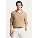 ラルフローレン メンズ ニット&セーター アウター COTTON QUARTER ZIP SWEATER - Jumper - camel melange