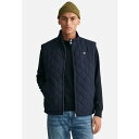 ガント メンズ ジャケット&ブルゾン アウター Waistcoat - EVENING BLUE(4)