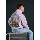 カール カナイ メンズ パーカー・スウェットシャツ アウター SMALL SIGNATURE OS WASHED HEAVY LANDSCAPE - Hoodie - light purple(4)