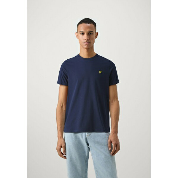 ライルアンドスコット メンズ Tシャツ トップス PLAIN - Basic T-shirt - navy