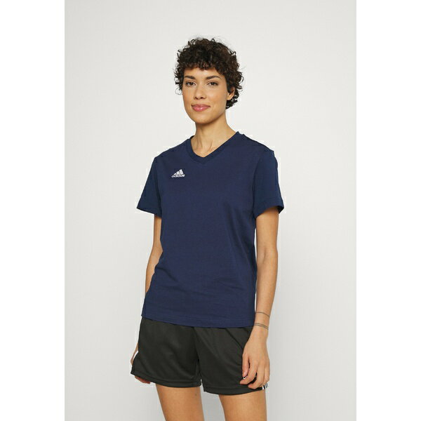 アディダス レディース フィットネス スポーツ ENTRADA - Basic T-shirt - team navy blue