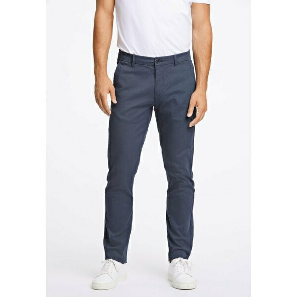 リンドーバーグ メンズ カジュアルパンツ ボトムス SUPERFLEX - Chinos - dk blue
