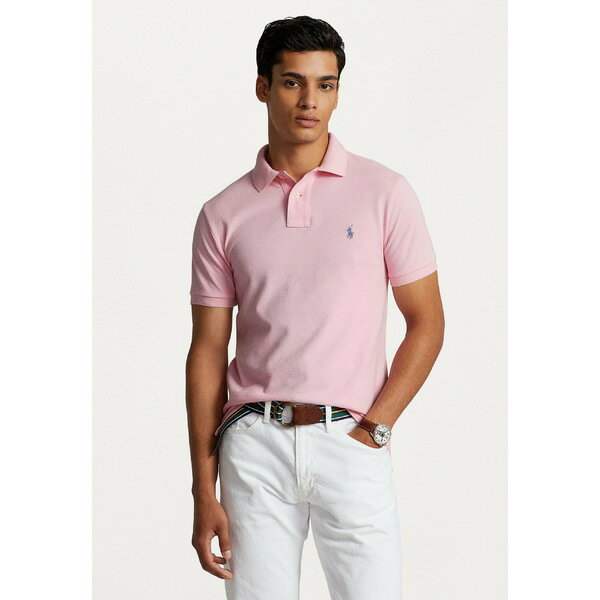 ե  T ȥåץ SLIM FIT MESH POLO SHIRT - Polo shirt - carmel p...