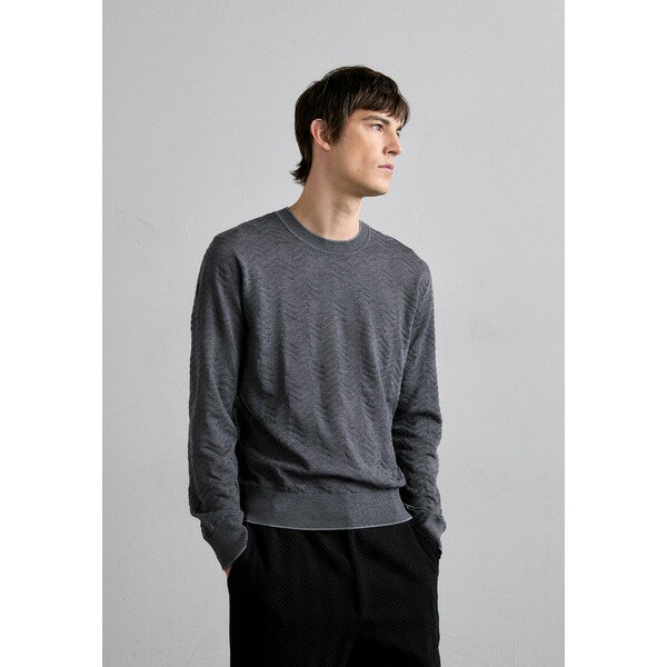 ミッソーニ メンズ ニット&セーター アウター CREWNECK - Jumper - grey tones