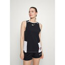 ナイキ レディース フィットネス スポーツ FC - Sports T-shirt - black/white