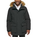 クラブルーム メンズ ジャケット＆ブルゾン アウター Men 039 s Parka with a Faux Fur-Hood Jacket, Created for Macy 039 s Heather Charcoal