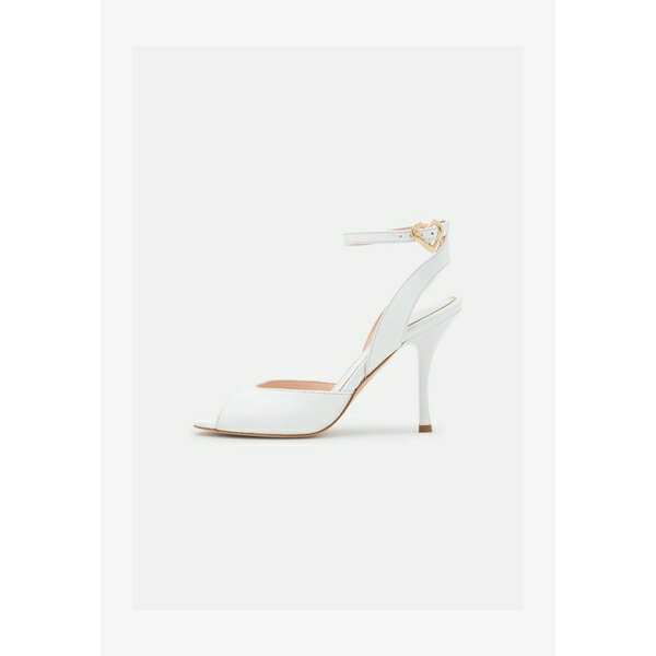 ブルーガール レディース サンダル シューズ CUORE - High heeled sandals - white