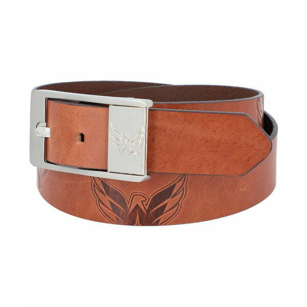 エーグルウィング メンズ ベルト アクセサリー Men's Washington Capitals Brandish Belt Brown