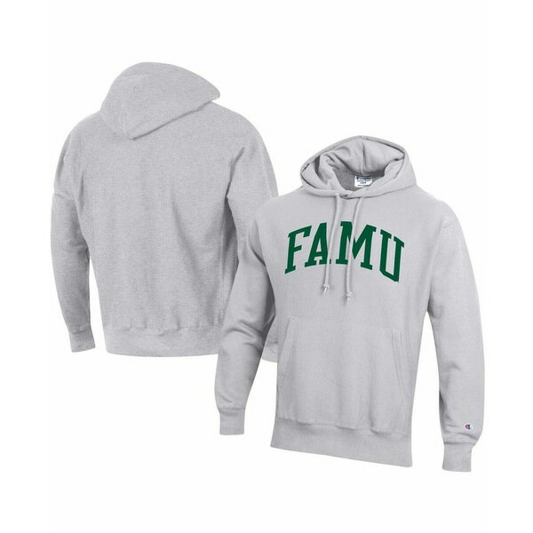 チャンピオン メンズ パーカー・スウェットシャツ アウター Men's Gray Florida A&M Rattlers Tall Arch Pullover Hoodie Gray
