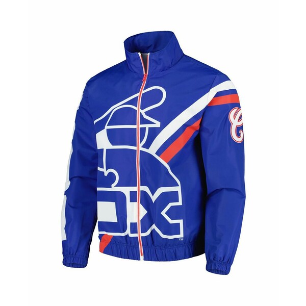 ミッチェル&ネス メンズ ジャケット＆ブルゾン アウター Men's Royal Chicago White Sox Exploded Logo Warm Up Full-Zip Jacket Royal