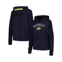 プロスタンダード レディース パーカー・スウェットシャツ アウター Women's Navy Nashville Predators Classic Chenille Pullover Hoodie Navy(4)