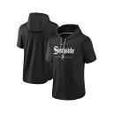 ナイキ メンズ パーカー・スウェットシャツ アウター Men's Black Chicago White Sox City Connect Short Slee...