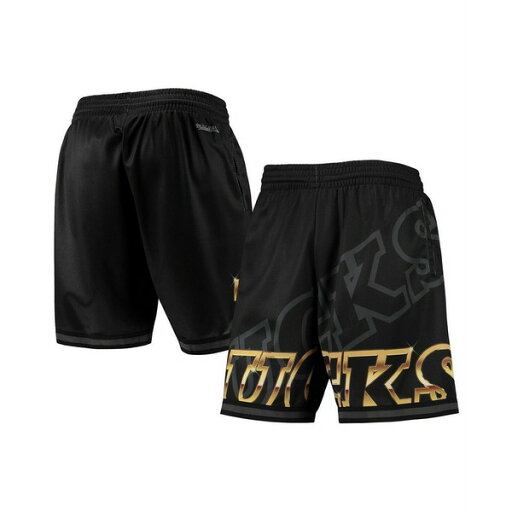 ミッチェル&ネス メンズ カジュアルパンツ ボトムス Men's Black Milwaukee Bucks Big Face 4.0 Fashion Shorts Black ミッチェル&ネス メンズ カジュアルパンツ ボトムス Men's Black Milwaukee Bucks Big Face 4.0 Fashion Shorts Black