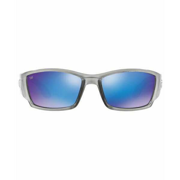 コスタデルマール メンズ サングラス・アイウェア アクセサリー Polarized Sunglasses, CORBINA 62 SILVER/BLUE MIR POL