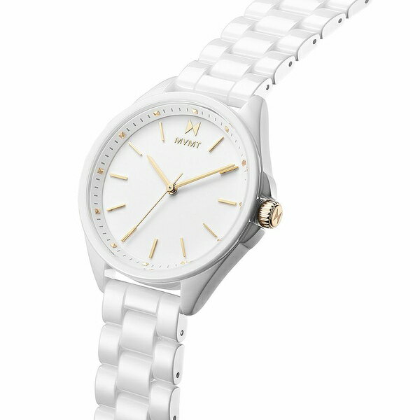 楽天astyエムブイエムティー レディース 腕時計 アクセサリー Coronada White Ceramic Bracelet Watch 36mm White