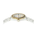 ヴェルサーチ レディース 腕時計 アクセサリー Women's Swiss Automatic DV One Diamond (1/2 ct. t.w.) White Ceramic Bracelet Watch 40mm White Ceramic