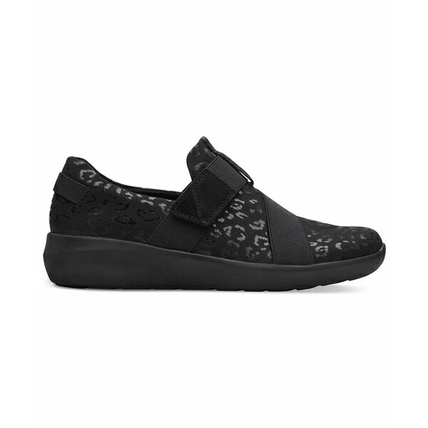 クラークス クラークス レディース スニーカー シューズ Women's Kayleigh Charm Slip-On Low-Top Sneakers Black