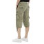 エックスレイ メンズ カジュアルパンツ ボトムス Men's Belted Capri Cargo Shorts Leaf Green