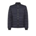 ピューテリー メンズ ジャケット＆ブルゾン アウター Blue Quilted Down Jacket With Zip And Collar Blu