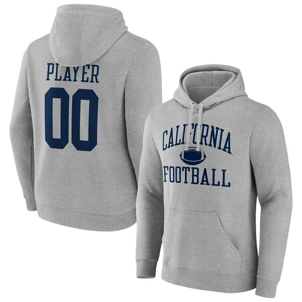 ファナティクス メンズ パーカー・スウェットシャツ アウター Cal Bears Football PickAPlayer NIL Gameday Tradition Pullover Hoodie Gray