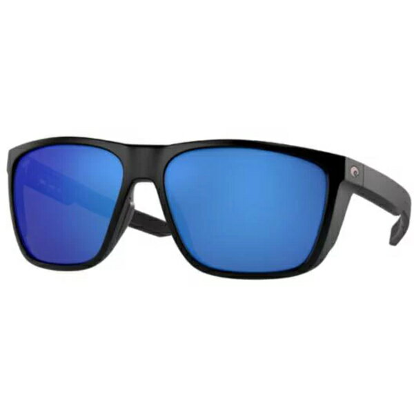 コスタデルマール メンズ サングラス・アイウェア アクセサリー Costa Del Mar Ferg XL 580G Polarized Sunglasses Matte Black/Blue Mirror