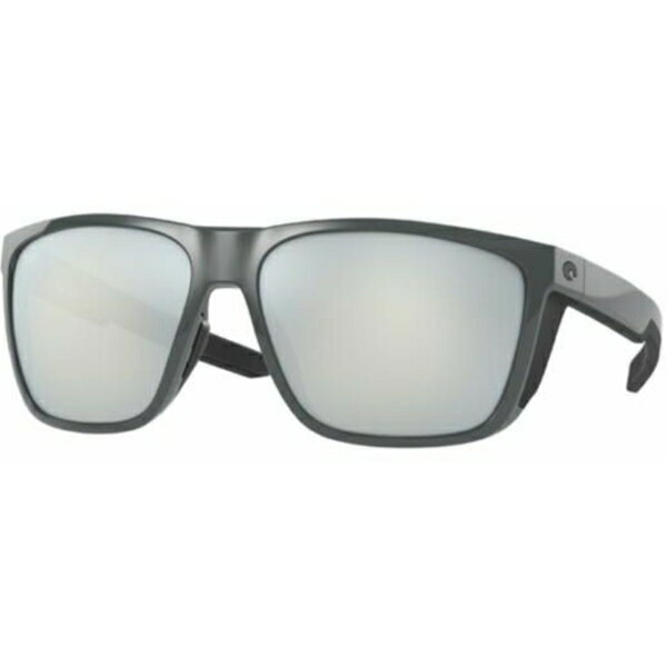 コスタデルマール メンズ サングラス・アイウェア アクセサリー Costa Del Mar Ferg XL 580G Polarized Sunglasses Shiny Gray/Gray Silver Mirror
