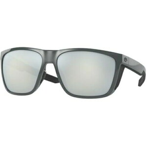 コスタデルマール メンズ サングラス・アイウェア アクセサリー Costa Del Mar Ferg XL 580G Polarized Sunglasses Shiny Gray/Gray Silver Mirror