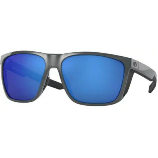 コスタデルマール メンズ サングラス・アイウェア アクセサリー Costa Del Mar Ferg XL 580G Polarized Sunglasses Shiny Gray/Blue Mirror