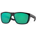 コスタデルマール レディース サングラス＆アイウェア アクセサリー Costa Del Mar Ferg XL 580P Polarized Sunglasses Matte Black/Green Mirror