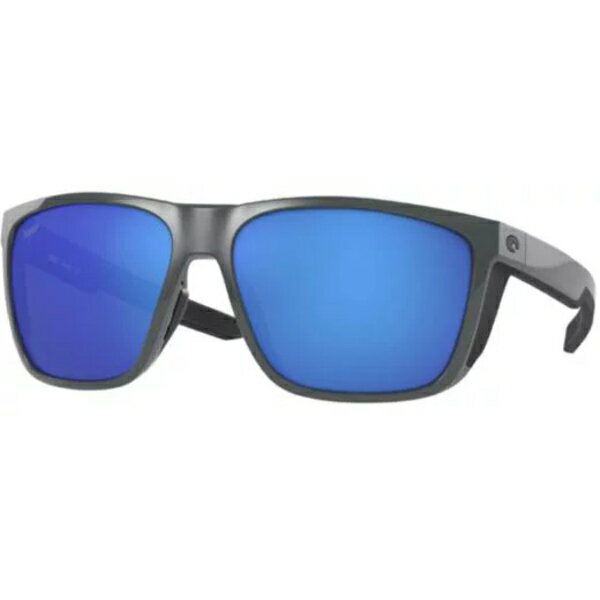 コスタデルマール レディース サングラス＆アイウェア アクセサリー Costa Del Mar Ferg XL 580P Polarized Sunglasses Shiny Gray/Blue Mirror