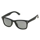 アルパインデザイン メンズ サングラス・アイウェア アクセサリー Alpine Design Classic Square Black Lens Sunglasses Black