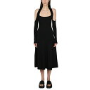 ガニー レディース ワンピース トップス Ribbed Dress NERO