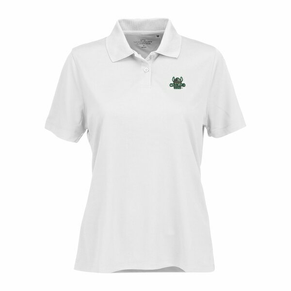 ビンテージアパレル レディース ポロシャツ トップス Cleveland State Vikings Women's Vansport Omega Plus Size Tech Polo White