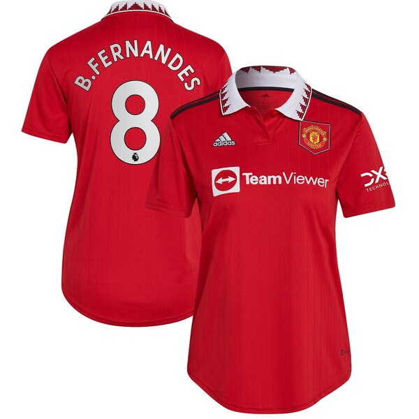 ǥ ǥ ˥ե ȥåץ Bruno Fernandes Manchester United adidas Women's 2022/23 Home Team Replica Player Jersey Red