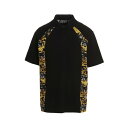 ベルサーチ メンズ ポロシャツ トップス Versace Jeans Couture Polo Nero