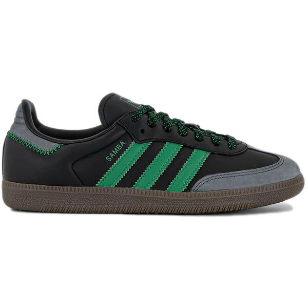 adidas アディダス レディース スニーカー 【adidas Samba OG Black Green (Women's)】 サイズ US_5.5(22.5cm) Core Black/Green/Grey Six