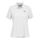 ビンテージアパレル レディース ポロシャツ トップス North Texas Mean Green Women's Vansport Omega Plus Size Tech Polo White