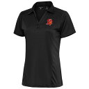 アンティグア レディース ポロシャツ トップス Tampa Bay Buccaneers Antigua Women's Throwback Logo Tribute Polo Charcoal